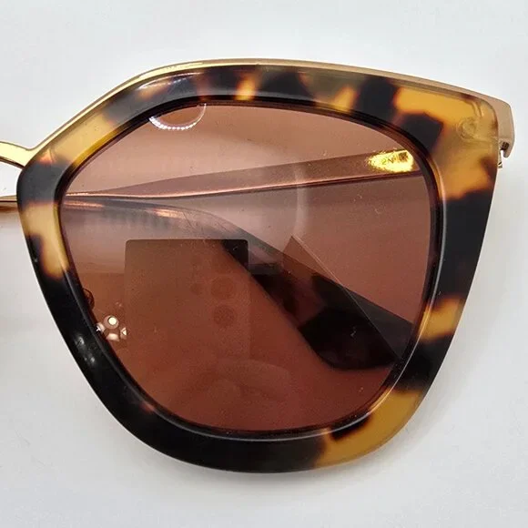 Prada SPR 53S 7S0-6N0 Catwalk Medium Havana Frame Brown Lens 